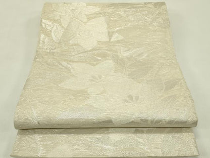 平和屋着物＊夏物　六通柄袋帯　桔梗　銀糸　正絹　逸品　CABH5964rv