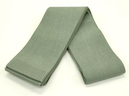 平和屋着物＊夏物　男性　角帯　青鈍色　正絹　逸品　CABH5990rv