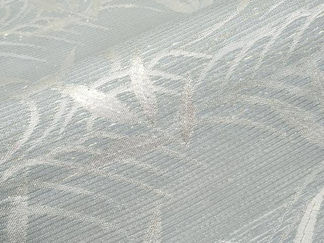 平和屋着物＊夏物 六通柄袋帯 流水枝葉文 銀糸 正絹 逸品 CABH6011tx