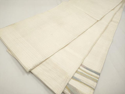 平和屋着物＊夏物 太鼓柄袋帯 絽綴れ 抽象文 金銀糸 正絹 逸品 CABH6054tx