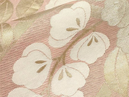 平和屋着物＊夏物 六通柄袋帯 藤花房 金銀糸 正絹 逸品 CABH6056tx