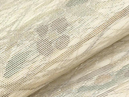 平和屋着物＊夏物 六通柄袋帯 草花文 金糸 正絹 逸品 CABH6061tx
