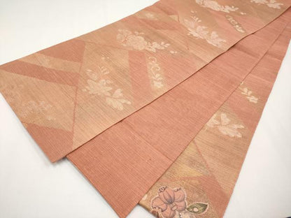 平和屋着物＊夏物 六通柄袋帯 辻が花 金糸 正絹 逸品 未使用 CABH6066tx