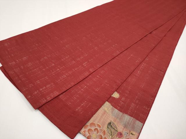 平和屋着物＊夏物　太鼓柄袋帯　刺繍　辻が花　金彩　正絹　逸品　CABH6069tx