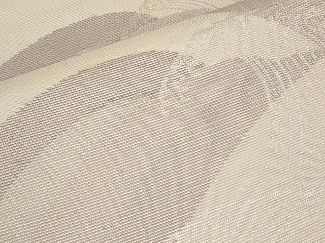 平和屋着物＊夏物 六通柄袋帯 立波文 銀糸 正絹 逸品 未使用 CABH6073tx