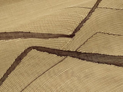 平和屋着物＊夏物　八寸名古屋帯　重ね山文　正絹　逸品　CABH6086tx