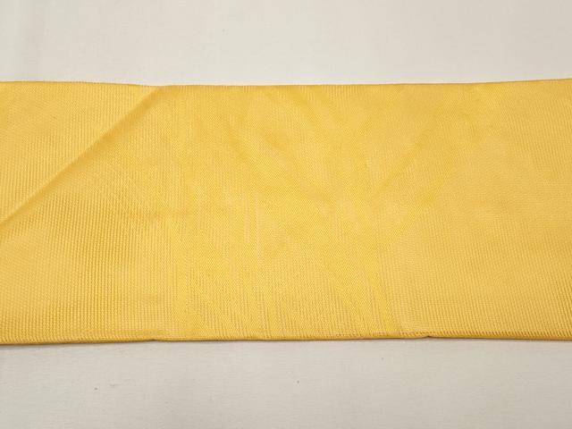 平和屋着物＊夏物　九寸名古屋帯　重ね山文　山吹色　正絹　逸品　CABH6093tx