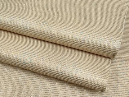 平和屋着物＊夏物 六通柄袋帯 霞文 金糸 正絹 逸品 CABH6103tx
