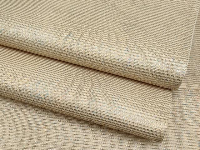 平和屋着物＊夏物 六通柄袋帯 霞文 金糸 正絹 逸品 CABH6103tx