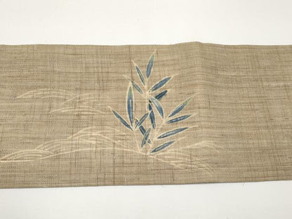平和屋着物＊夏物 九寸名古屋帯 苫舟 麻 逸品 CABH6117tx