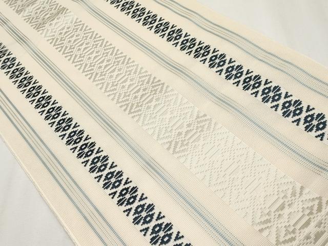 平和屋着物＊夏物 本場筑前博多織 八寸名古屋帯 紗献上 正絹 逸品 CABH6119tx