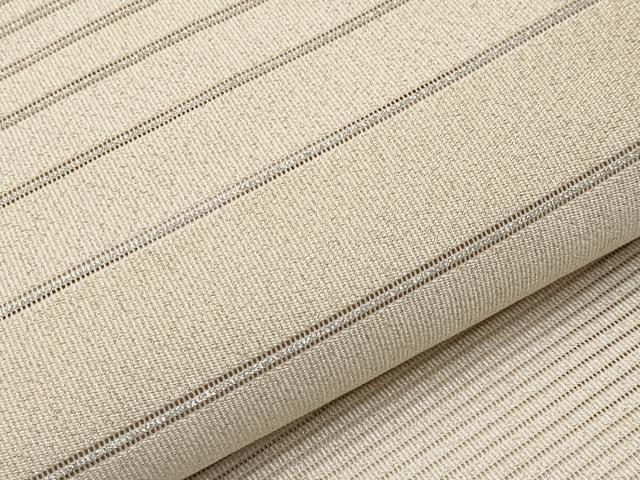 平和屋着物＊夏物 八寸名古屋帯 絽綴れ 横段文 銀糸 正絹 逸品 CABH6136tx