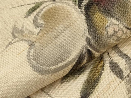 平和屋着物＊夏物　九寸名古屋帯　作家物　手描き　成り物　金彩　麻　逸品　CABH6187tx