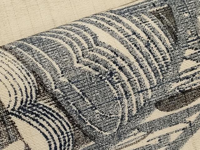 平和屋着物＊夏物　染色作家　小溝一夫　九寸名古屋帯　紬地　正絹　逸品　CABH6188tx