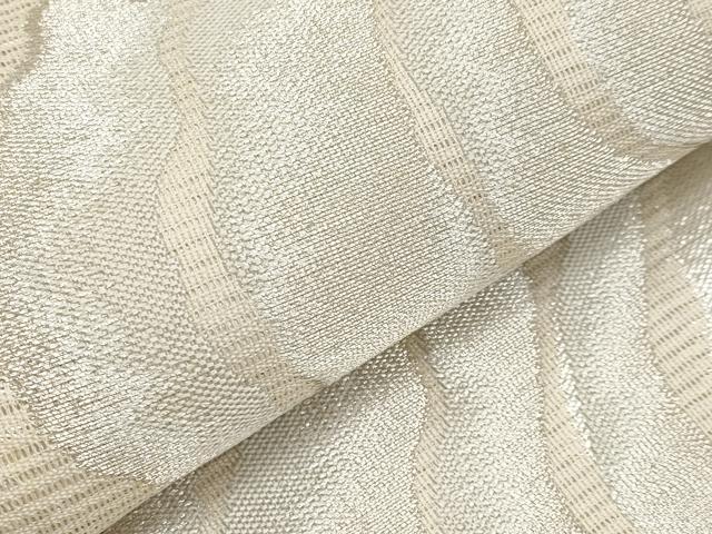 平和屋着物＊夏物　松尾光琳　六通柄袋帯　流水文　銀糸　正絹　逸品　CABH6305tx