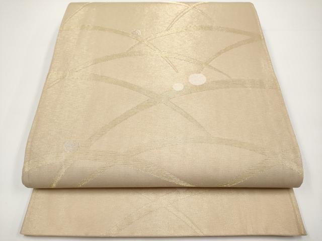 平和屋着物＊夏物　六通柄袋帯　露芝文　金銀糸　正絹　逸品　CABH6306tx