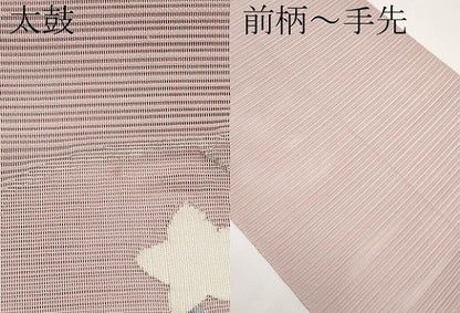 平和屋着物＊夏物　八寸名古屋帯　絽綴れ　草花文　銀糸　正絹　逸品　CABH6323tx