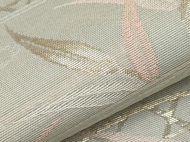 平和屋着物＊夏物　六通柄袋帯　流水籬枝葉文　正絹　逸品　CABH6333tx