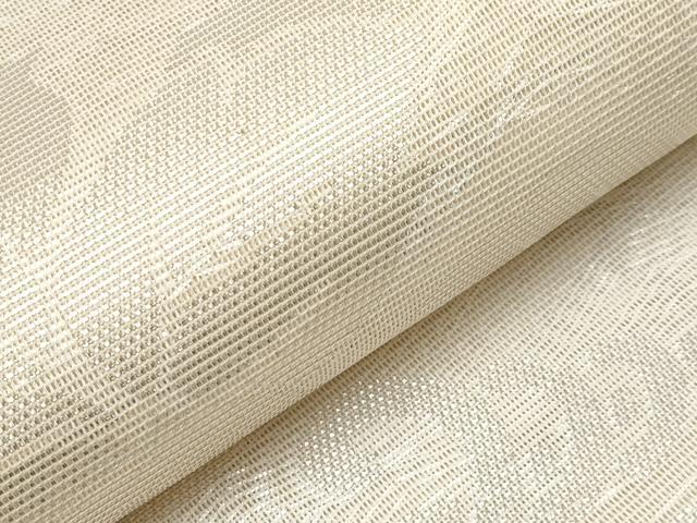 平和屋着物＊夏物　六通柄袋帯　枝葉丸文　銀糸　正絹　逸品　CABH6335tx