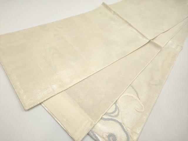 平和屋着物＊夏物　太鼓柄袋帯　流水文　銀糸　正絹　逸品　CABH6337tx