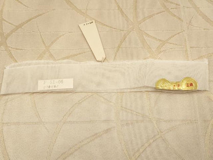 平和屋着物＊夏物　西陣　六通柄袋帯　草木文　金糸　証紙付き　正絹　逸品　CABH6339tx