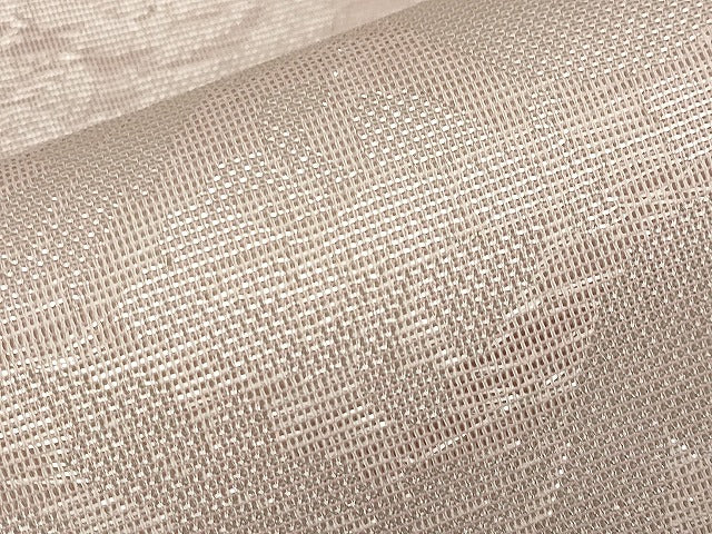 平和屋着物＊夏物　六通柄袋帯　花唐草文　銀糸　正絹　逸品　CABH6341tx