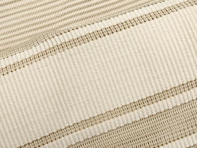 平和屋着物＊夏物　八寸名古屋帯　絽綴れ　横段文　丁子色　正絹　逸品　CABH6353tx