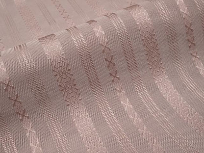 平和屋着物＊夏物　本場筑前博多織　八寸名古屋帯　紗献上　梅鼠色　正絹　逸品　CABH6356tx
