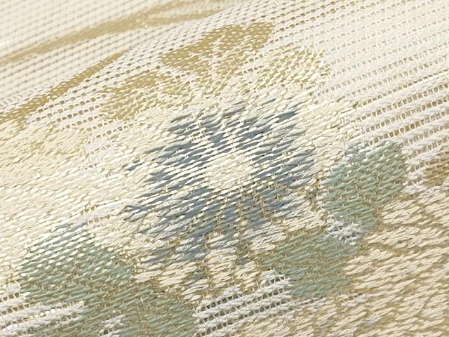 平和屋着物＊夏物　六通柄袋帯　さわかぜ　金糸　正絹　逸品　CABH6361tx