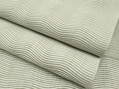平和屋着物＊夏物　八寸名古屋帯　絽綴れ　よろけ縞　柳鼠色　正絹　逸品　未使用　CABH6369tx