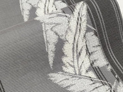 平和屋着物＊夏物　六通柄　京袋帯　枝葉間道　銀糸　正絹　逸品　CABH6380tx