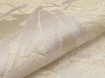 平和屋着物＊夏物　六通柄袋帯　笹竹文　銀糸　正絹　逸品　CABH6394tx