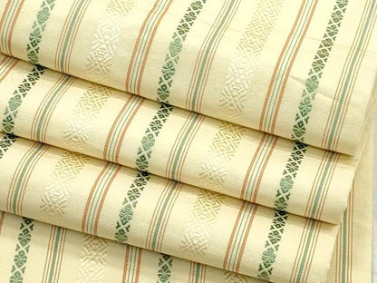 平和屋着物●本場筑前博多織　半幅帯　献上　正絹　逸品　CABH6425dy