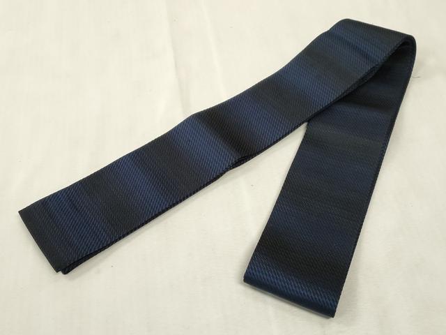 平和屋着物●男性　角帯　横段文　正絹　逸品　CABH6432dy