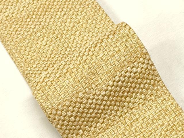 平和屋着物●男性　本場筑前博多織　角帯　霞文　共箱付き　正絹　逸品　未使用　CABH6433dy