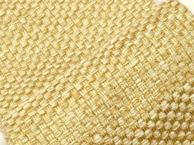 平和屋着物●男性　本場筑前博多織　角帯　霞文　共箱付き　正絹　逸品　未使用　CABH6433dy
