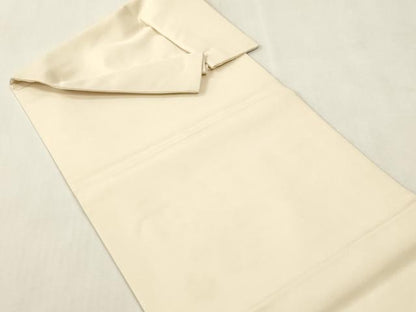 平和屋着物●塩瀬　つけ帯　ろうけつ染め　草花文　正絹　逸品　CABH6448dy