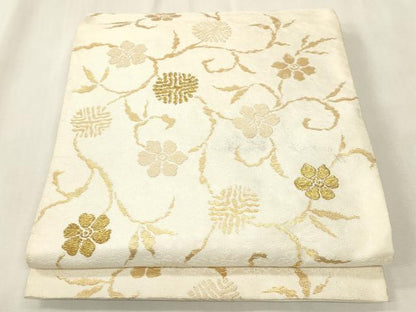 平和屋着物●六通柄　本袋帯　名物裂　金糸　正絹　逸品　CABH6453dy