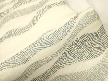 平和屋着物●六通柄袋帯　流水文　金銀糸　正絹　逸品　CABH6462dy