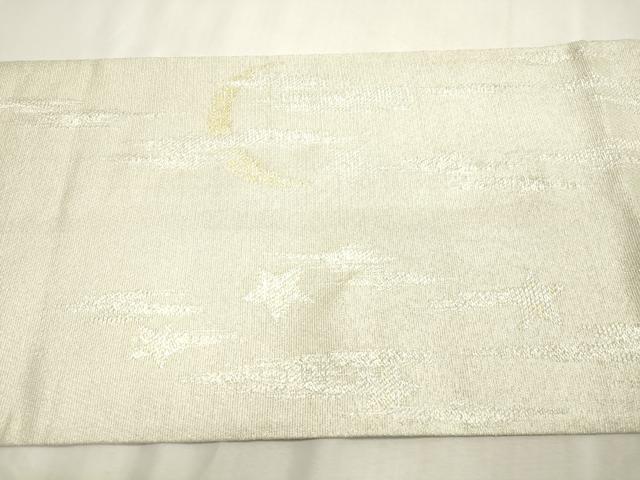 平和屋着物●太鼓柄袋帯　梟　金糸　正絹　逸品　CABH6486dy
