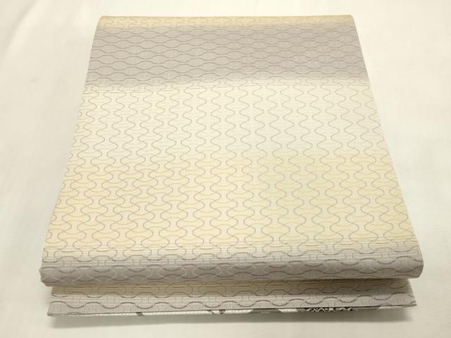 平和屋着物●両面　全通柄袋帯　経錦　葵小袖文様　やまと誂製　正絹　逸品　CABH6488dy