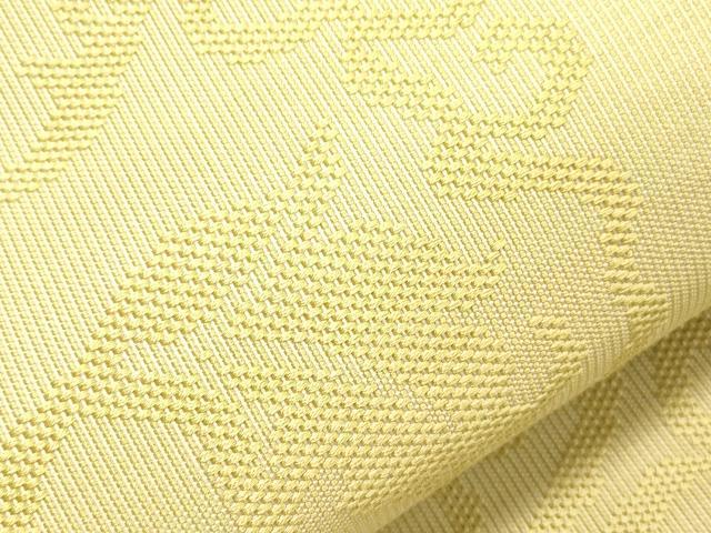 平和屋着物●八寸名古屋帯　葡萄蔦の葉文　正絹　逸品　未使用　CABH6501dy