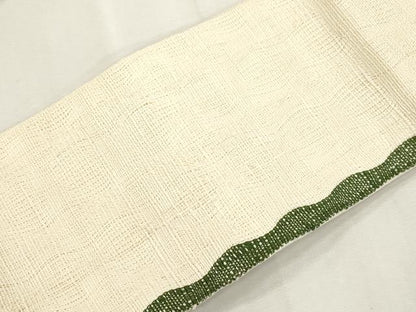 平和屋着物▽つけ帯　スリーシーズン　春夏秋　間道　正絹　逸品　CABH6616dy
