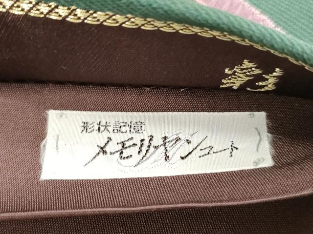 平和屋着物●六通柄袋帯　安新　彩　立波天井文　金糸　正絹　逸品　CABH6642dy