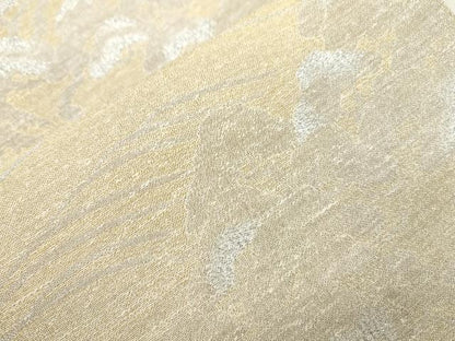平和屋着物●両面　六通柄袋帯　伊勢絹　枝松文　金銀糸　正絹　逸品　CABH6647dy