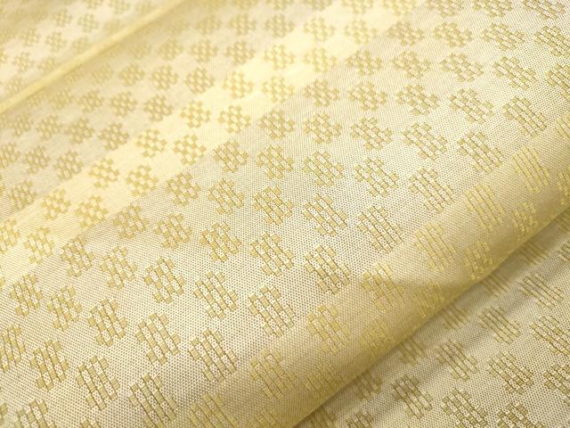 平和屋着物●両面　全通柄袋帯　横段文　正絹　逸品　CABH6654dy