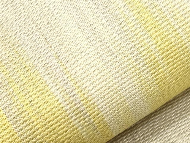 平和屋着物●ひなや工房　くむ・あむ・おる　伊豆蔵明彦　唐組　両面　太鼓柄袋帯　幾何学文　金糸　正絹　逸品　CABH6667dy