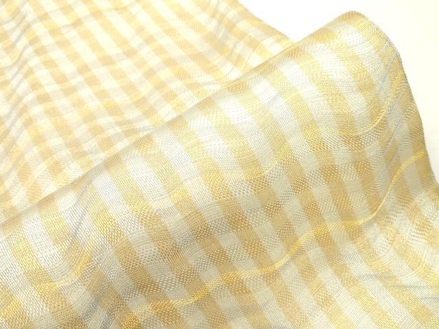 平和屋着物●ひなや工房　くむ・あむ・おる　伊豆蔵明彦　六通柄袋帯　縞　金銀糸　正絹　逸品　CABH6679dy