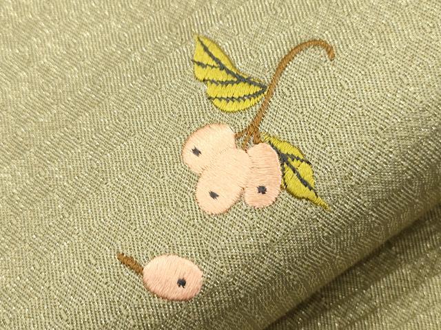 平和屋着物●太鼓柄袋帯　総刺繍　成り物　金糸　正絹　逸品　CABH6684dy