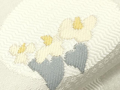平和屋着物●九寸名古屋帯　草花丸文　逸品　CABH6727dy